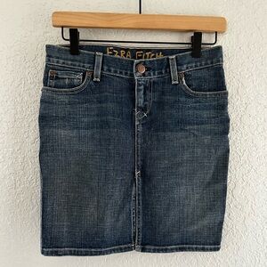 VTG Y2K Abercrombie & Fitch | Ezra Fitch Denim Skirt Size 25